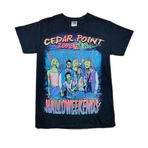 Cedar Point Zombie High Sandusky Ohio School T-shirt Hallowen Halloweekends